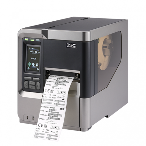 TSC MX341P 条码打印机|碳带标签配套采购